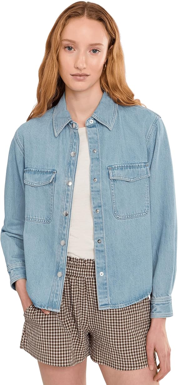 Madewell Airy Denim Relaxed Shirt-Jacket