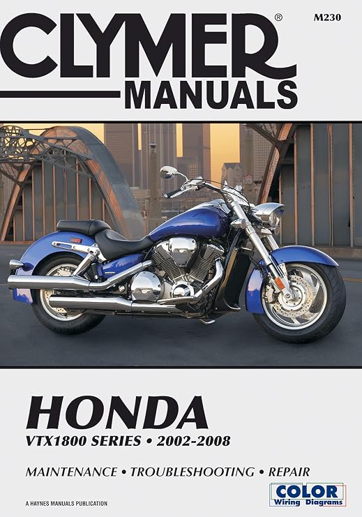 Clymer Honda Vtx1800 Series 2002-2008 *maintenance *troubleshooting *repair