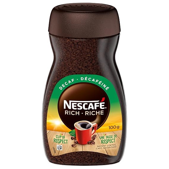 NESCAFE RICH Decaffeinated,dark roast Instant Coffee 100g