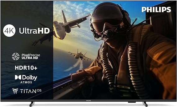 Philips 75PUS7000 4K LED Smart TV - 75 Inch Display with Pixel Precise, Ultra HD, Titan OS Platform and Dolby Atmos Sound, Works with Alexa and Google Voice Assistant [Energy Class E]