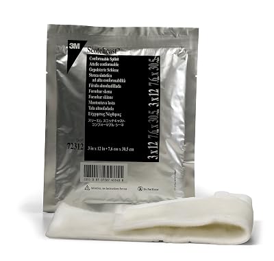 3M Scotchcast 72312 Conformable Splint 3 x 12 Pack of 10