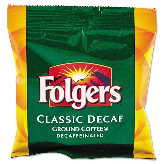 Folgers Classic Decaf Medium Roast Ground Coffee, 42-1.5 Ounce Filter Packs