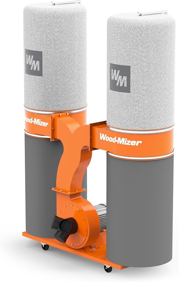 Wood-Mizer MES203 Dust Collector 3-Horsepower 2,000 CFM 2-Bag