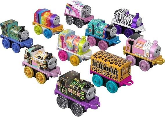 Thomas & Friends MINIS Toy Trains 10-Pack of female characters with stylish designs
