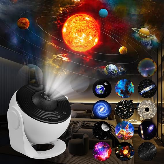 Star Galaxy Night Light Projector for Kids Adults | Planetarium Projector for Bedroom, 360 Rotating, Timer Function, HD Ceiling Starry Lighting,Room Decor