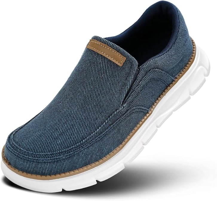Mens Slip in Loafers Boat Slip On Casual Shoes Fashion Walking Dress Sneakers Work Lightweight Oxfords Soft Sole