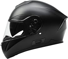Motorcycle Full Face Helmet DOT Approved - YEMA YM-831 Motorbike Moped Street Bike Racing Crash Helmet with Sun Visor for Adult, Men and Women - White, XX-Large