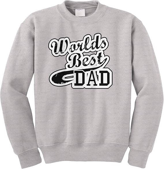 Cybertela Worlds Best Dad Crewneck Sweatshirt