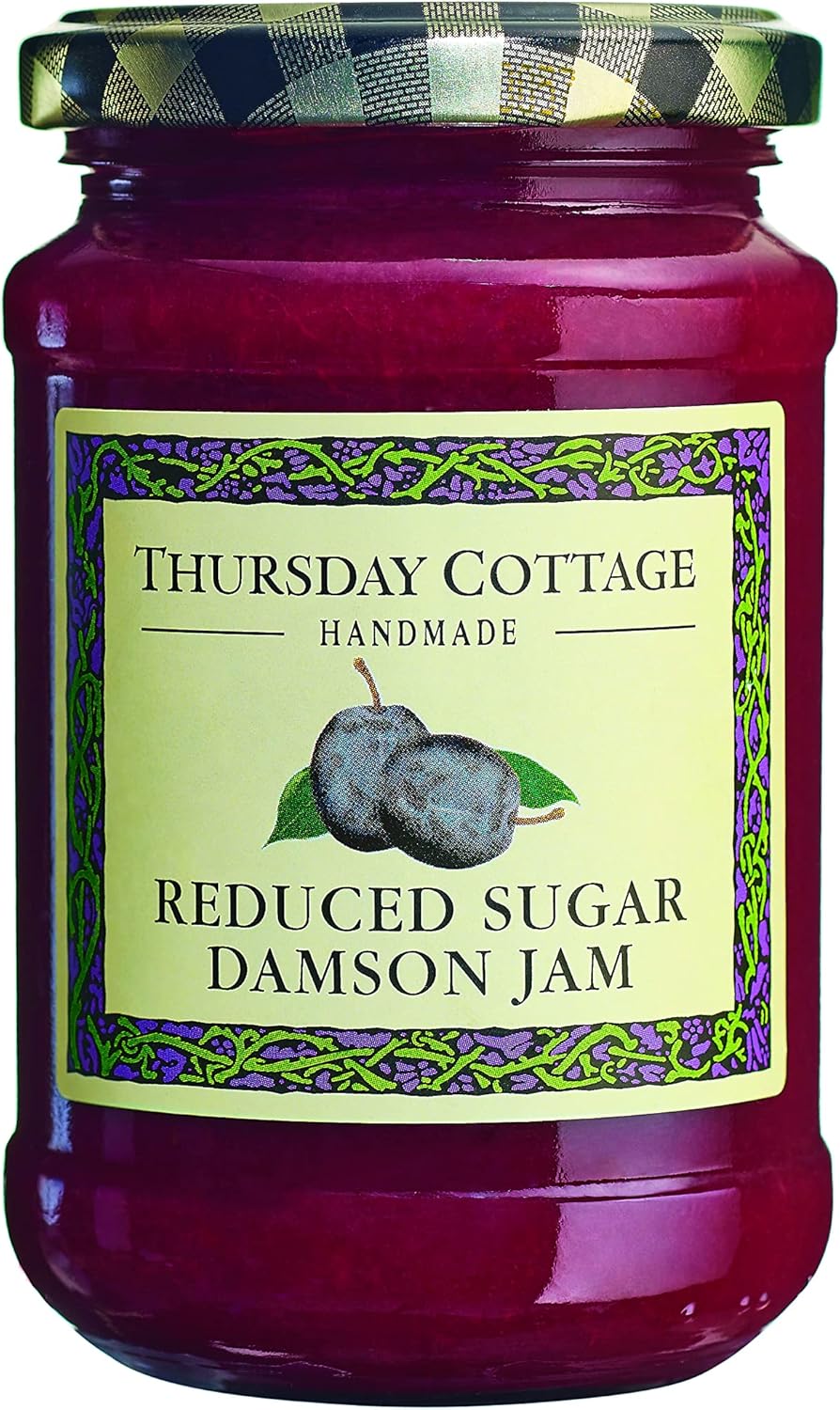 Thursday Cottage Reduced Sugar Damson Jam 315g