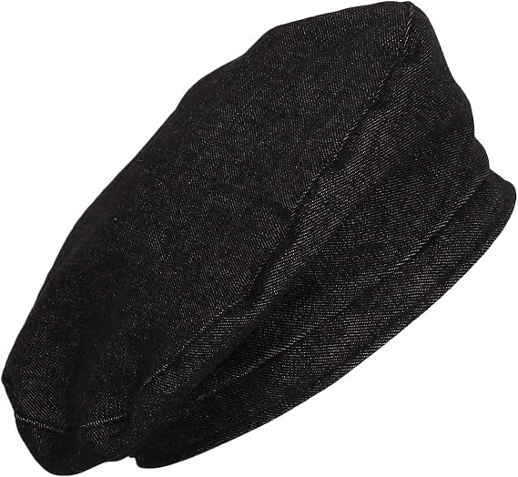 WITHMOONS Beret Hat Cool Denim Cotton British Style Strap Adjustable JDF1177