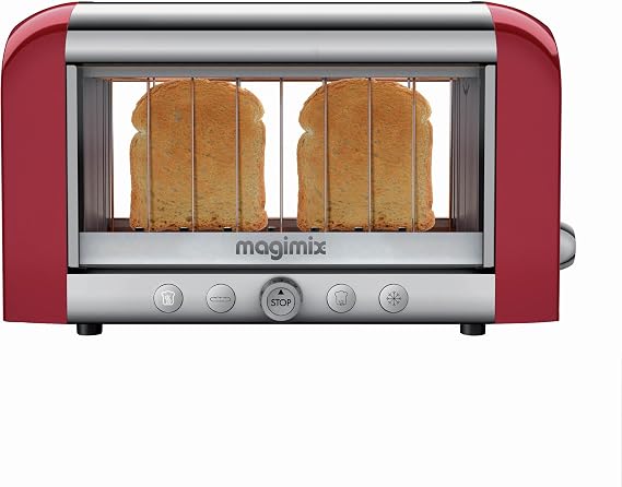 Magimix Toaster Vision Red 1450 Watt Toaster