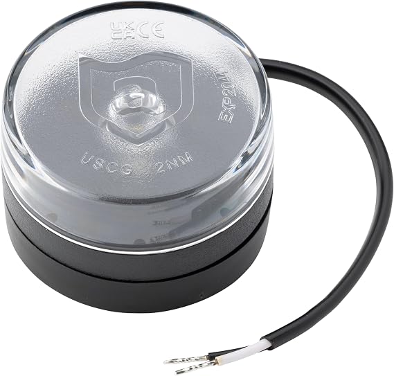 attwood 5580A7 Waketower All-Round Marine Boat LED Navigation Light, Silver, One size (5580-A7)