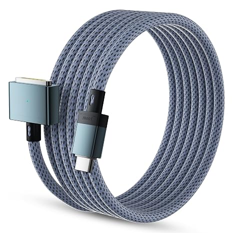 140W USB C to Magnetic 3 Safe Charging Cable2 M6.6 ftfor M5M4M3M2M1 MacBook Pro Air Charger Cord for MacBook Pro 161420262025202420232021, Air 151320262025202420232022Blue