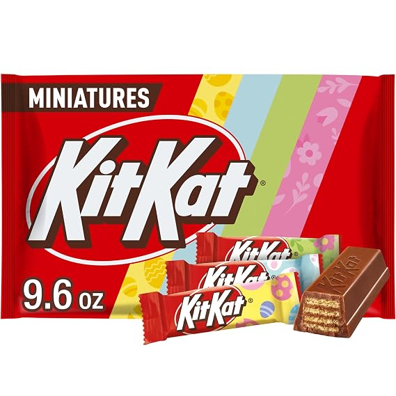 KIT KAT Miniatures Milk Chocolate Wafer, Candy Bag, 9.6 oz