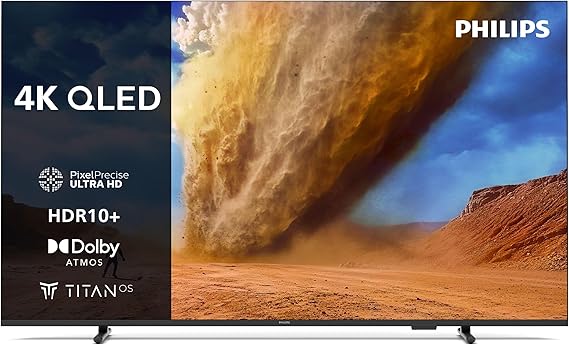 PHILIPS 50PUS7800 4K LED Smart TV - 50 Inch Display with Pixel Precise, Ultra HD, Titan OS Platform and Dolby Atmos Sound, Works with Alexa and Google Voice Assistant [Energy Class E]