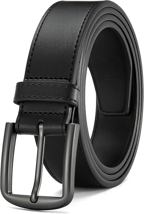 CHAOREN Leather Belts for Men, Mens Belts Leather 1 3/8" for Casual Fit