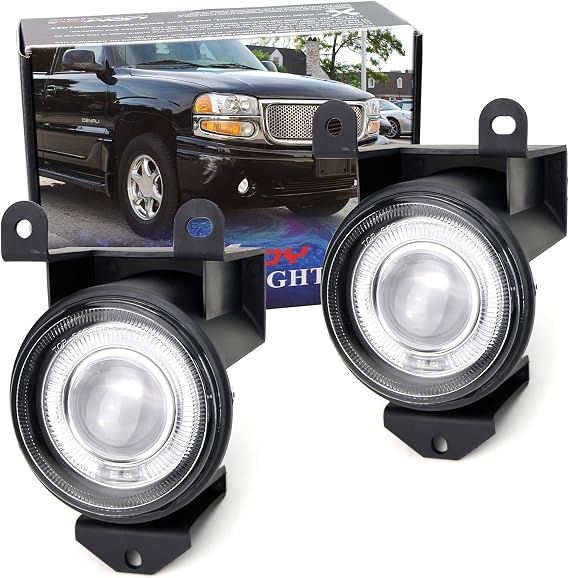 iJDMTOY LED Fog Light Kit For GMC 2001-2006 Yukon Denali/XL 1500