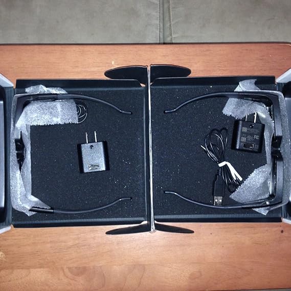 VIZIO VSG102 Full HD 3D Rechargeable Glasses, Black (2 Pack)