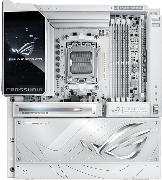 ASUS ROG CROSSHAIR X870E GLACIAL Socket Am5/X870e/Ddr5/S-Ata 6Gb/S/Extended Atx