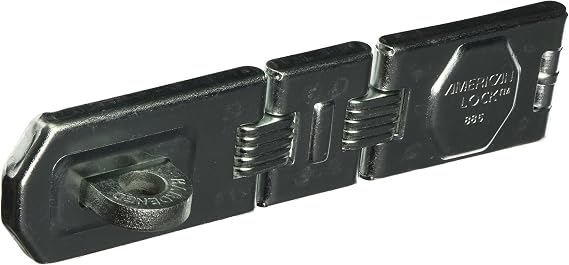 MASTER LOCK A885D Hasp Double Hinge, 7-3/4"