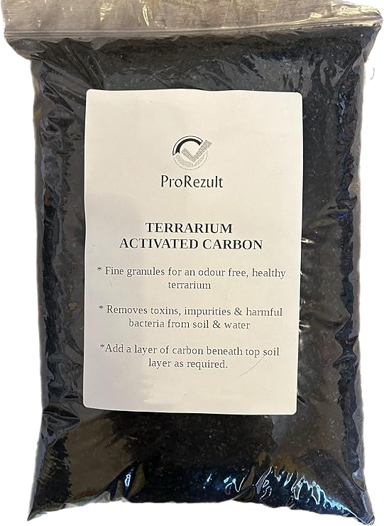 Terrarium Activated Carbon Charcoal Granuules Natural Organic LARGE 400ml PACK SUPPLIED Horticultural Terrarium House Plant Bottle Garden Natural Soil Enhancer Bonsai Cactus