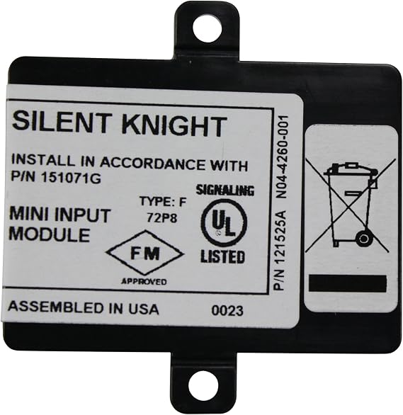 Silent Knight SD500-MIM Fire Alarm Addressable Mini Input Module