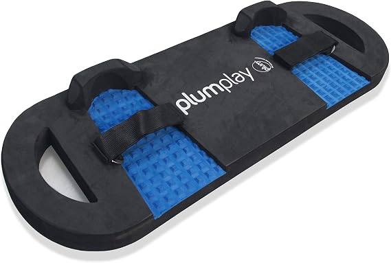 Plum Trampoline Board - Trampoline Skills and Training Board - Fun Bounce Board - Great Trampoline Accessories for Ages 6 +, Black, 0.87x0.33x0.12