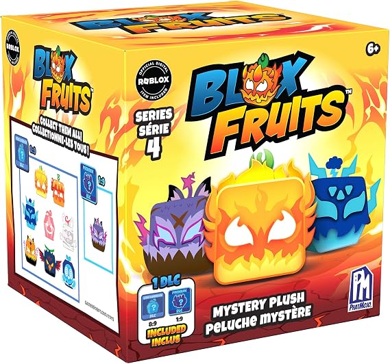 Blox Fruits Series 4 Mystery Plush - 4" Collectible - Includes DLC Code