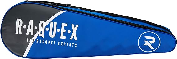 Raquex Racket Bag - for 1, 2 or 3 Squash or Badminton Racquets - Great British Design
