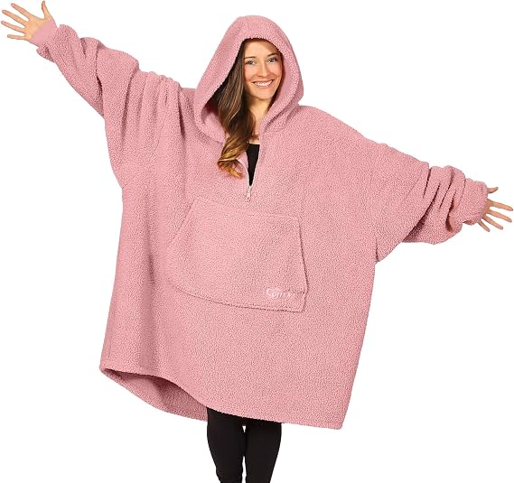 THE COMFY Teddy Bear | Shark Tank | Zipper | Sherpa Wearable Blanket Hoodie