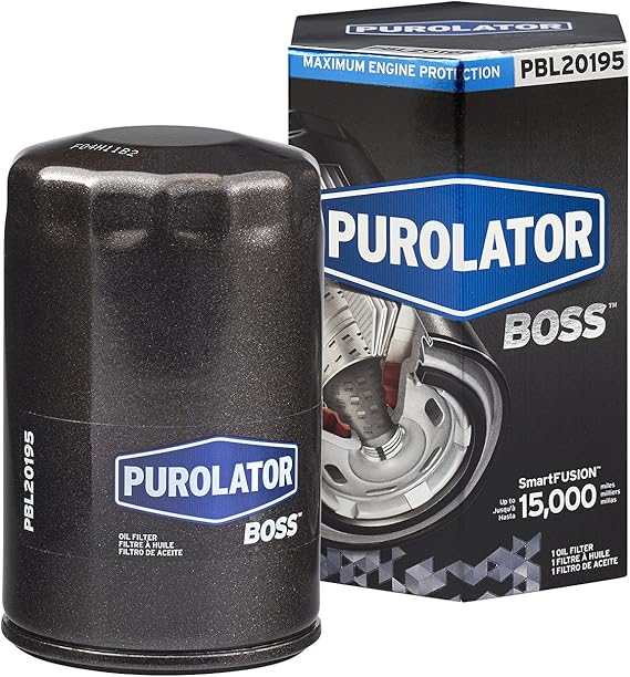 Purolator PBL20195 PurolatorBOSS Maximum Engine Protection Spin On Oil Filter Compatible With Ford F-150, Ranger, Taurus, Mustang, Jeep Liberty, Grand Charokee, Chrysler PT Cruiser and Mazda CX-9