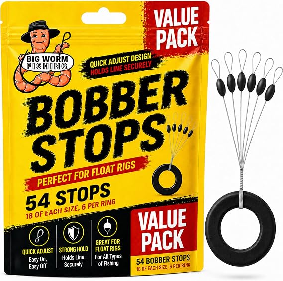 Bobber Stops for Fishing Line