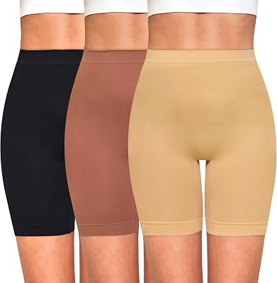 Slip Shorts for Women Under Dresses Anti Chafing Boyshorts Seamless Smooth Shorts