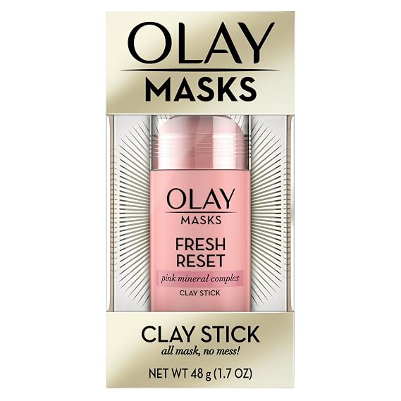 Olay Fresh Reset Pink Mineral Complex Clay Face Mask Stick, 1.7 oz