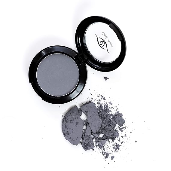 Eye Embrace Gray Eyebrow Powder, Hair Powder, Root Cover-Up Waterproof, Cruelty-Free (Cool Helen light gray)