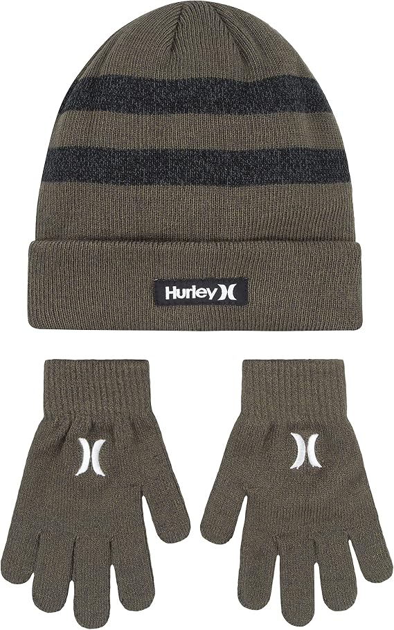 Hurley Kids' Beanie and Glove Set