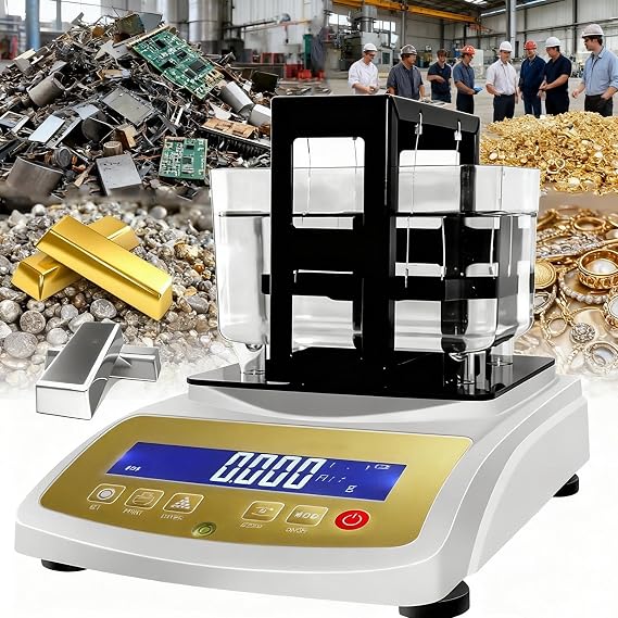 Digital Electronic Gold Purity Tester Machine | 2025 Precious Metal Authenticity Tester | Gold Purity Testing Machine,Gold Density Meter | Purity Density Meter for Electronics Manufacturing XF-3203K