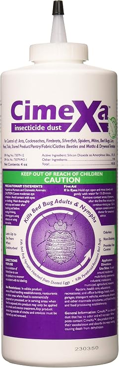 Rockwell Labs - CXID032 - Cimexa Dust - Insecticide - 4 oz