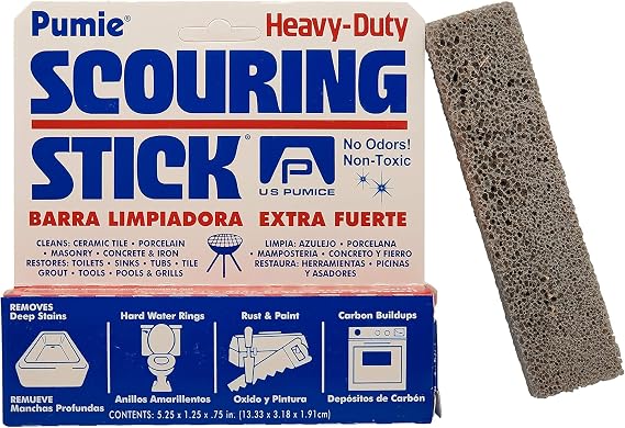 PUMIE Scouring Stick HDW Heavy Duty Extra Strong Pumice Cleaning Bar