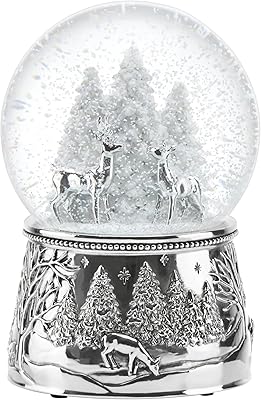 Reed & Barton 867074 North Pole Bound Musical Snow Globe, Christmas & Holiday Decor