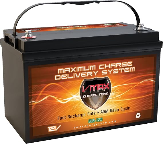 GOAL ZERO Yeti 1250 BATTERY UPGRADE: VMAX SLR125 12V 125AH Vmaxtanks AGM Sealed deep cycle 12V 125AH battery.