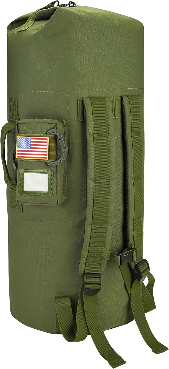 DEYACE Military Army Duffle Bag, 110L Extra Large Sea Bag or Laundry Bag