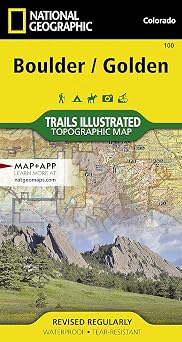 Boulder, Golden Map (National Geographic Trails Illustrated Map, 100)