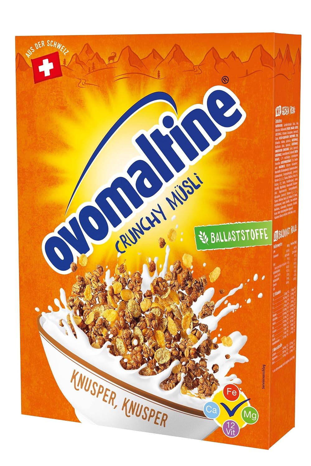 Ovomaltine Crunchy Muesli Pack of 6 (6 x 450 g)