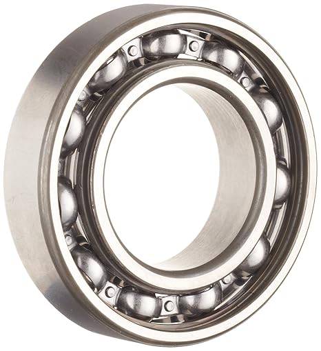 NSK 6007 Deep Groove Ball Bearing, Single Row, Open, Pressed Steel Cage, Normal Clearance, Metric, 35mm Bore, 62mm OD, 14mm Width, 11000rpm Maximum Rotational Speed, 10300N Static Load Capacity, 16000N Dynamic Load Capacity