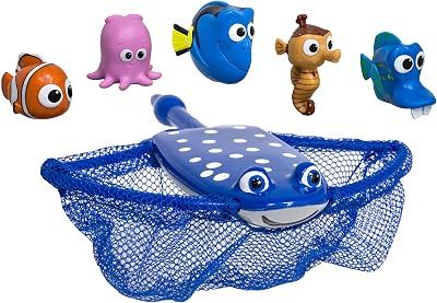 SwimWays Disney Finding Dory Mr. Rays Dive and Catch Game, Bath Toys and Pool Party Supplies for Kids Ages 5 and Up