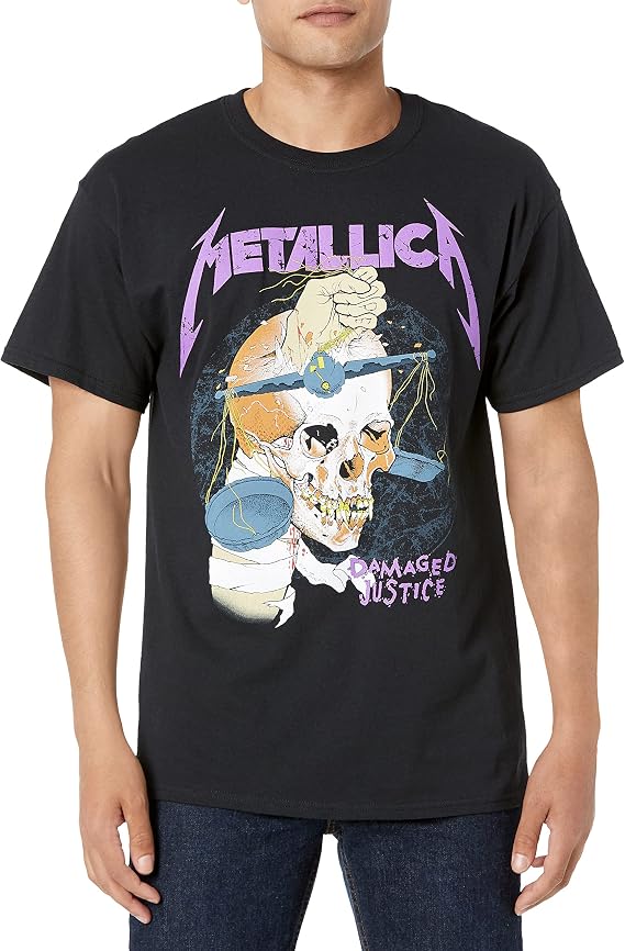 Metallica unisex adult Mt-50040188-sm T Shirt, Black, Small US