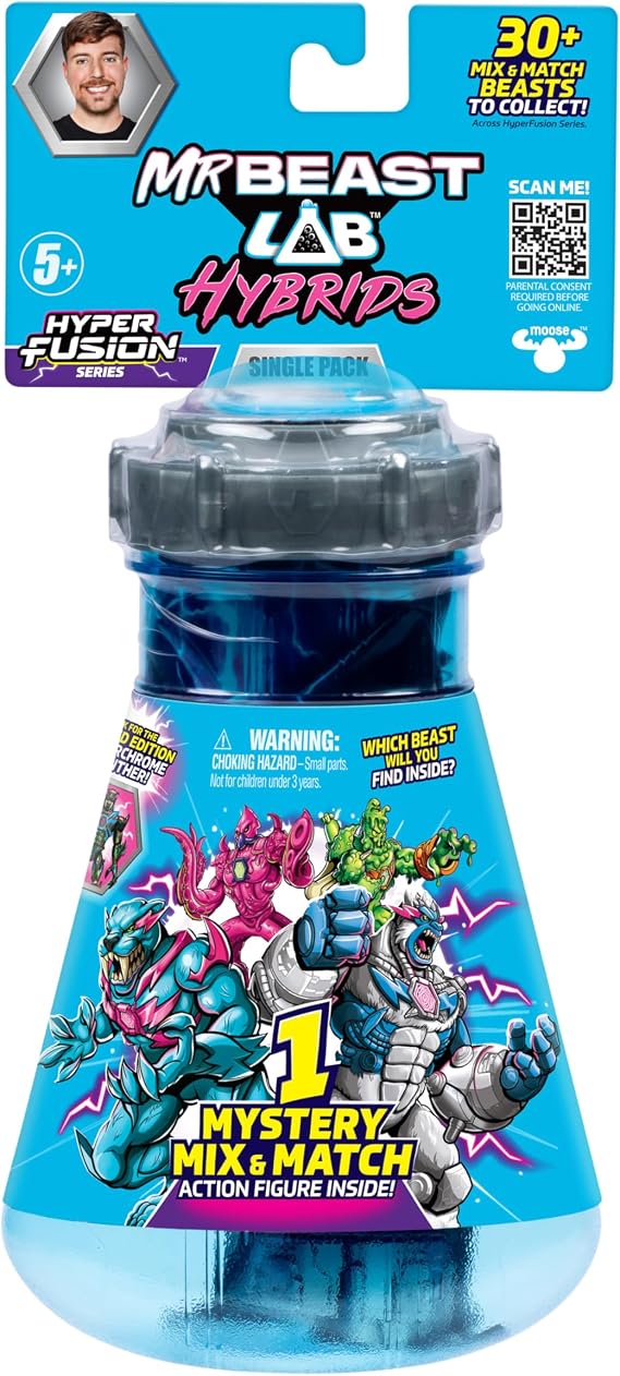 MrBeast Lab Hybrids Single Pack Figure, 30+ to Collect