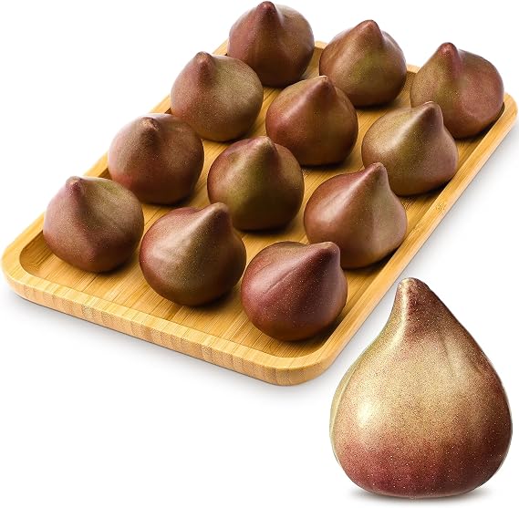 Wavwavw 12 Pcs Fake Figs Faux Figs Artificial Fruit Bulk Realistic Decor
