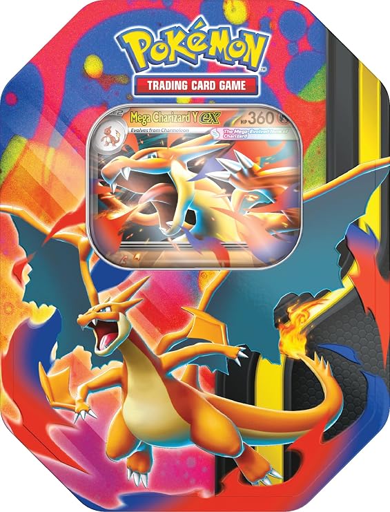 Pokemon TCG: Mega Charizard and Tin
